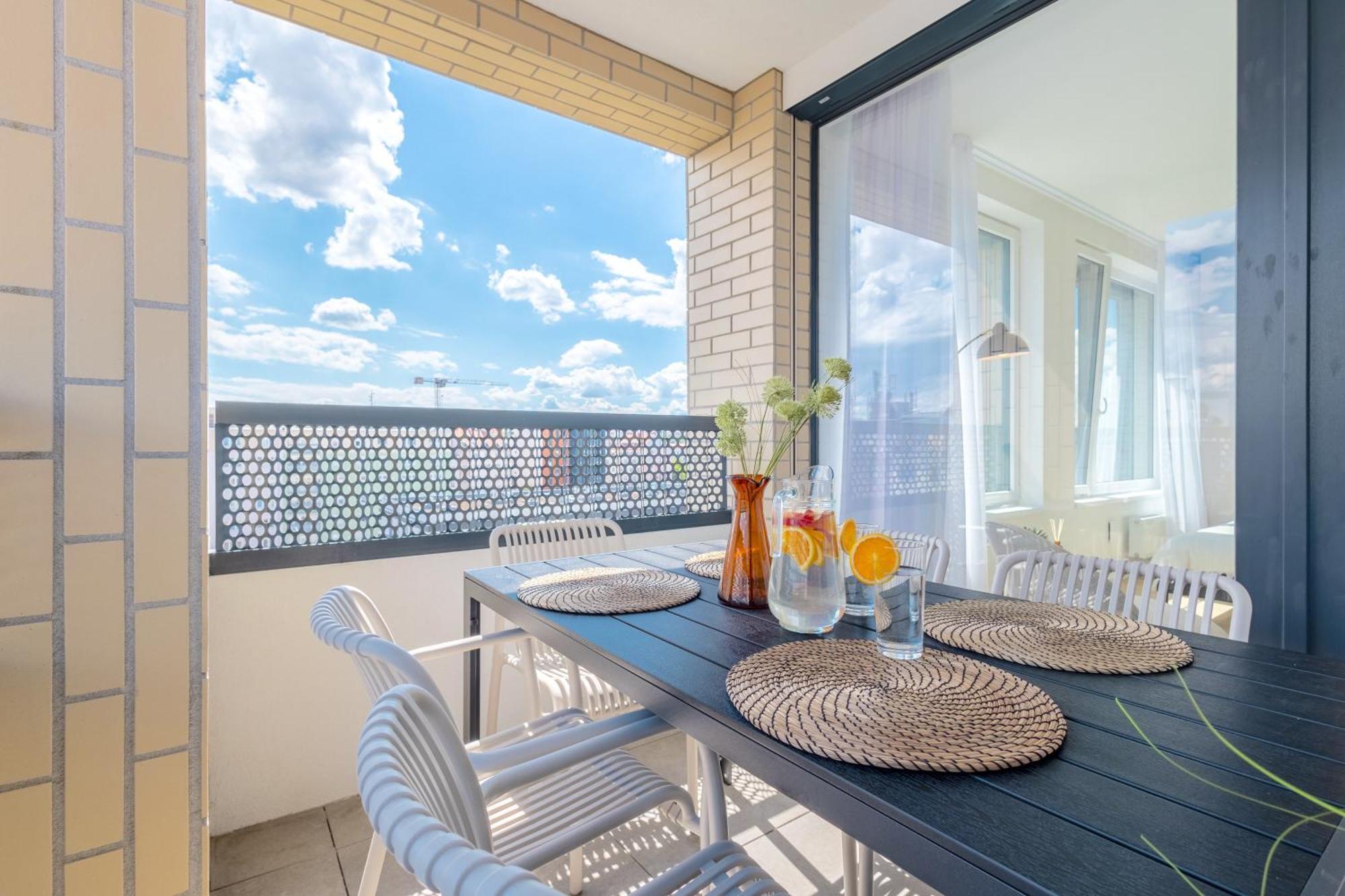 شقة Bright 2Br - 7Th Floor, Balcony, Free Parking By Gravity براغ المظهر الخارجي الصورة