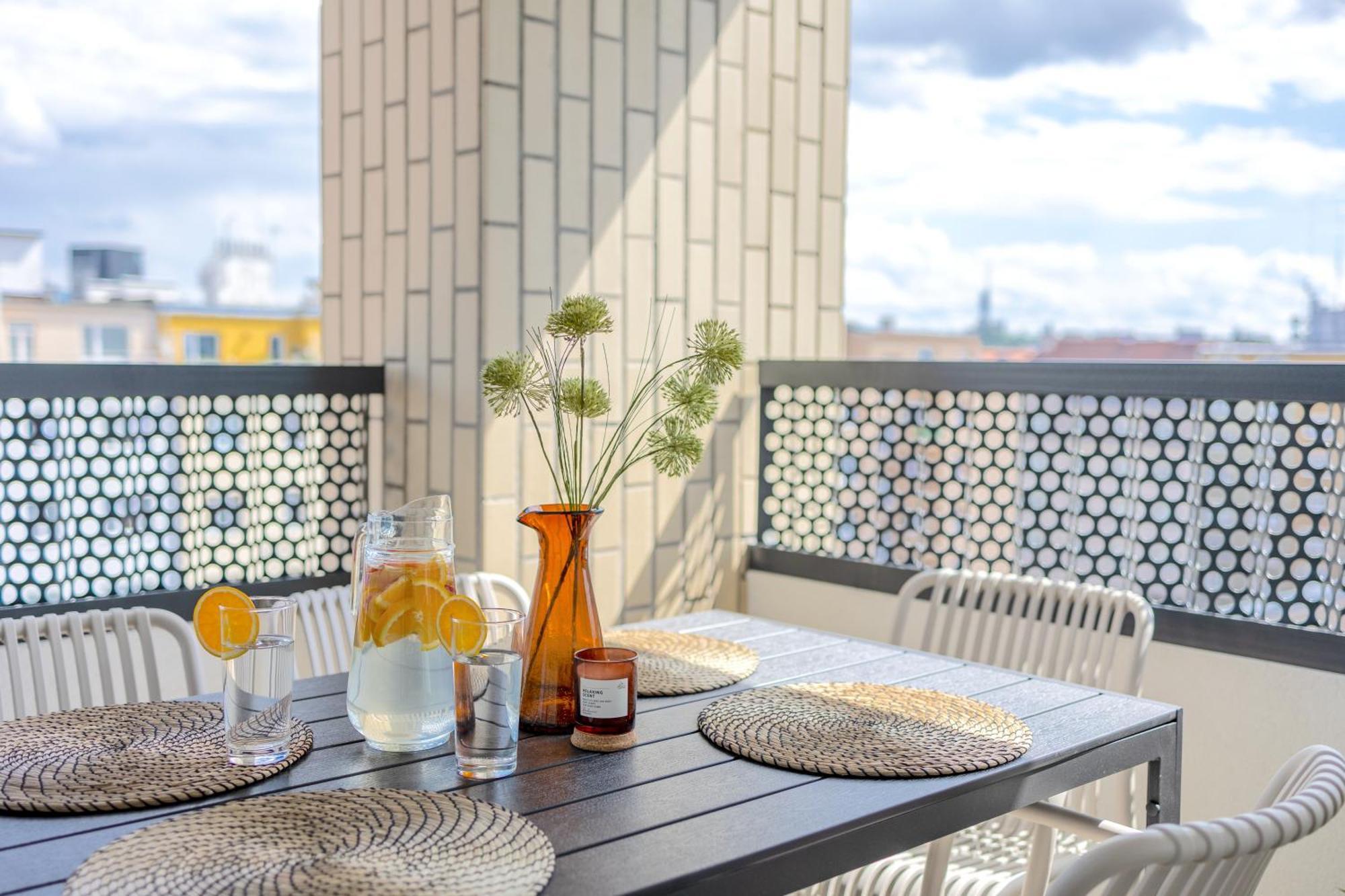 شقة Bright 2Br - 7Th Floor, Balcony, Free Parking By Gravity براغ المظهر الخارجي الصورة